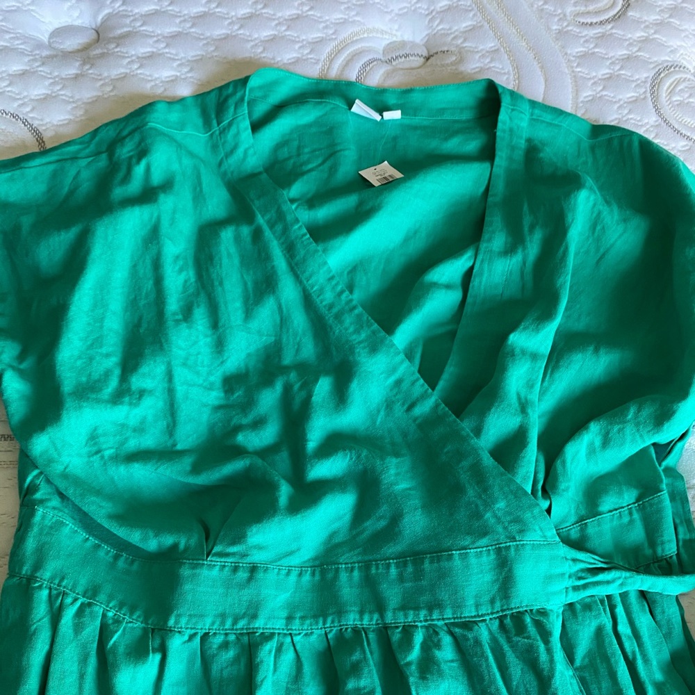 Gap linen wrap dress (never worn)